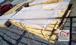 (54) 1x8x10' Rough Cut Pine Lumber
