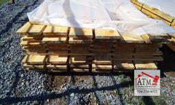 (54) 1x8x10' Rough Cut Pine Lumber