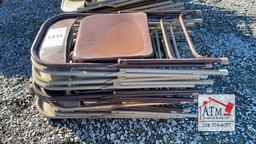 (10) Folding Metal Chairs