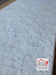 (2) Carraro Bianco - Postform Lam. Countertops