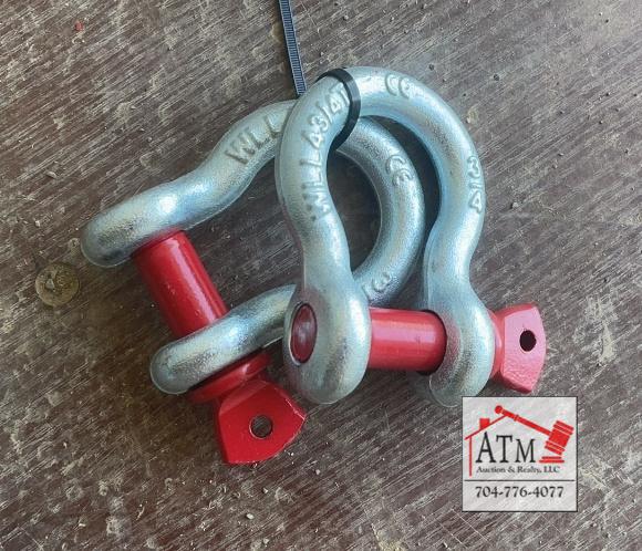 (2) NEW 3/4" Screw Pin Anchor Shackles