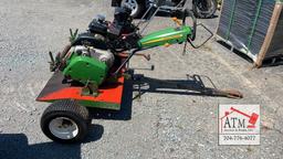 John Deere 200C Reel Mower w/ Trailer