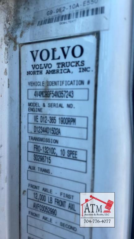2004 Volvo VNM Day Cab