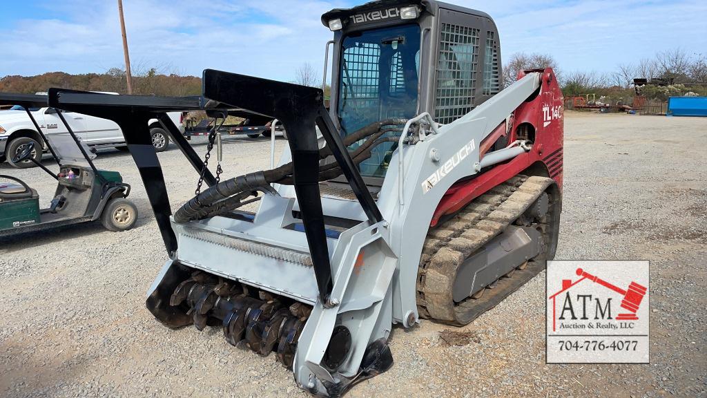 Takeuchi TL140 Loader w/ Drum Mulcher