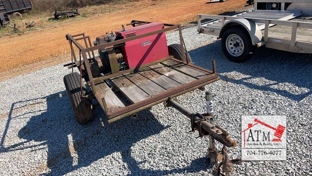 4' x 8' Welding Trailer (No Title)