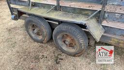 10’ Livestock Trailer (No Title)
