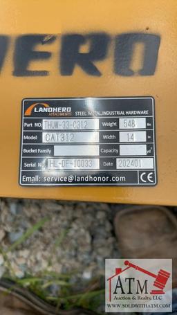 NEW Landhero 3 Teeth Stiff Link Excavator Thumb