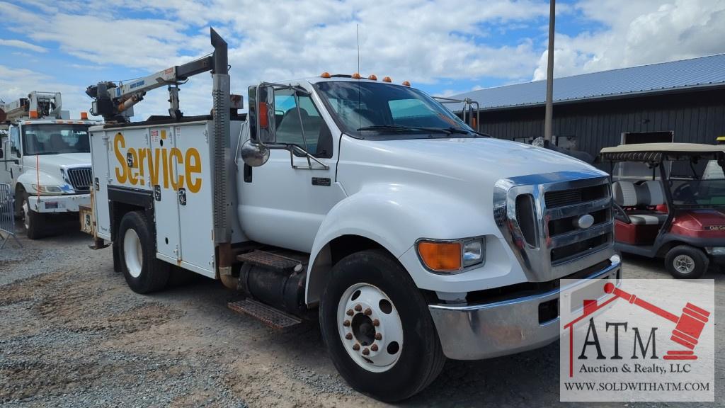 2007 Ford F-650 Crane Service Truck