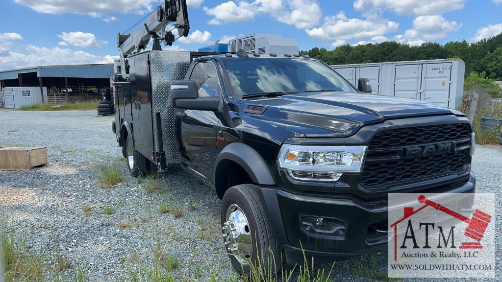 2023 Dodge Ram 5500 Crane 4X4 (Salvaged Title)