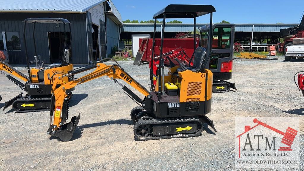 NEW MIVA VA15 Mini Excavator w/ 16" Bucket