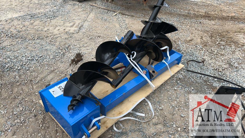 NEW Auger (8", 12", 16") - Skidsteer Attach