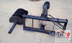 NEW JCT Auger & Bits - Skidsteer Attachment