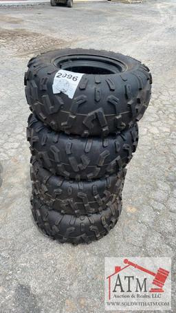 (4) AT24x10-12 ATV Wheel Assemblies