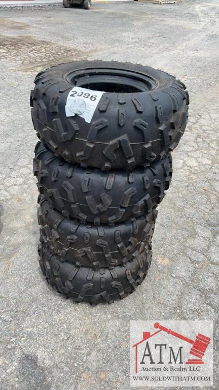(4) AT24x10-12 ATV Wheel Assemblies