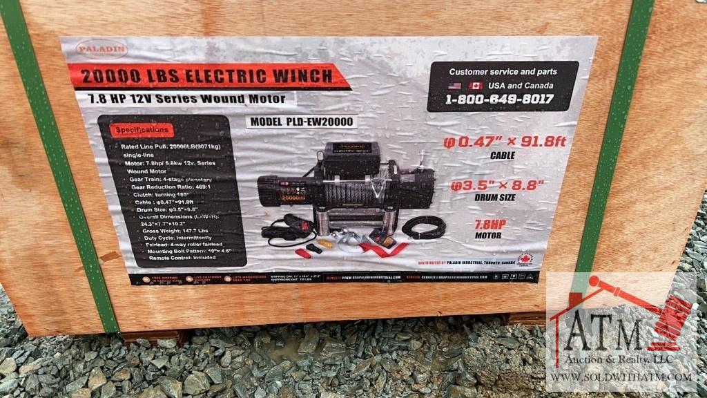 NEW Paladin Electric Winch