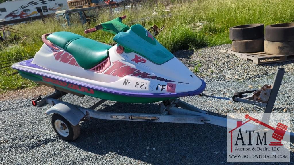 1994 Seadoo XP Bombardier Jetski w/ Trailer