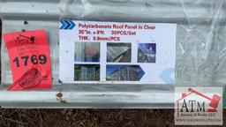 (30) NEW Corrugated Polycarbonate Clear Roof Panel