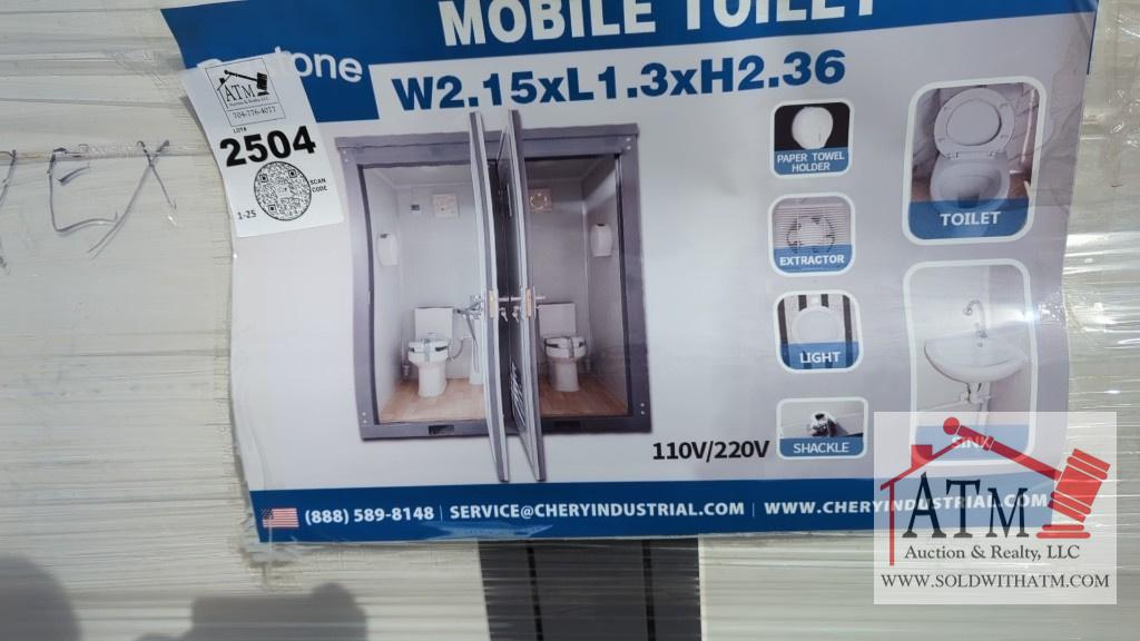 NEW Bastone Portable Double Toilet