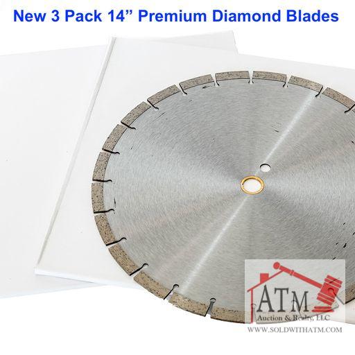 NEW 3pc. 14" Diamond Blades