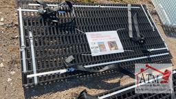 (10) NEW Black Metal Rail