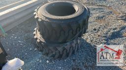 (2) NEW Skidsteer Tires