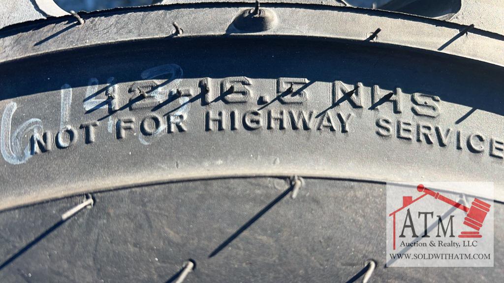 (2) NEW Skidsteer Tires