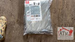 (5) NEW 7x9 Silver Tarps