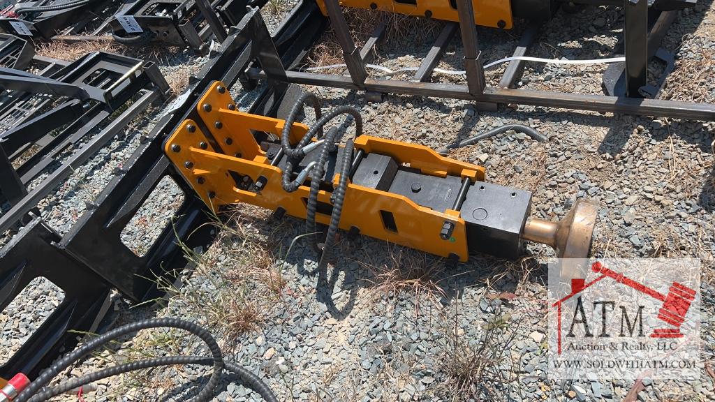 NEW Future Post Driver - Skidsteer Attachment