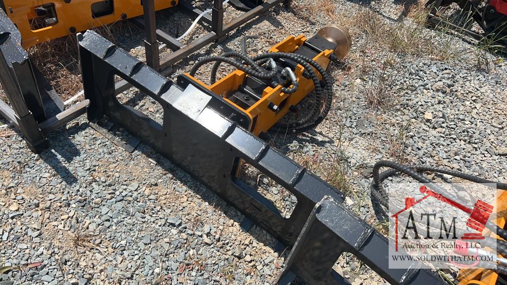 NEW Future Post Driver - Skidsteer Attachment