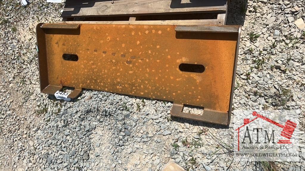 NEW Future Skidsteer Mounting Plate