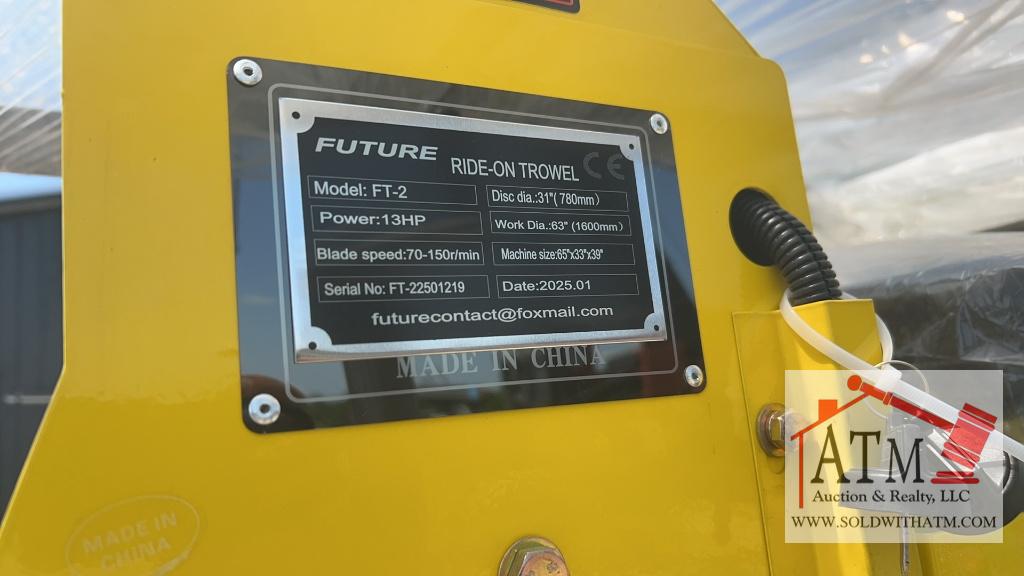 NEW Future Ride-On Power Trowel