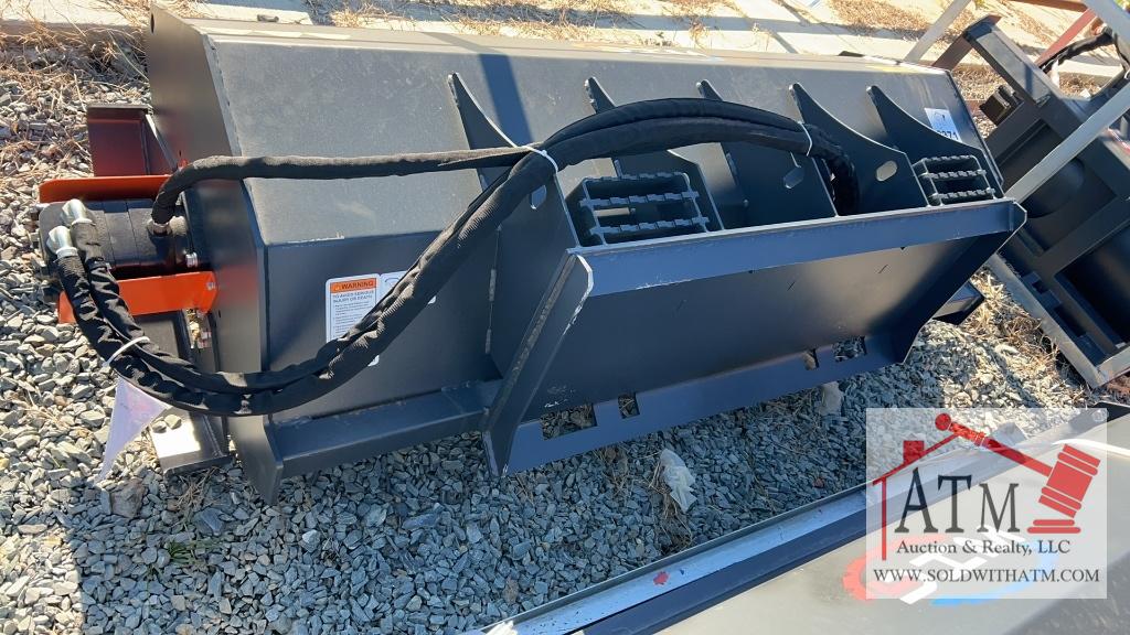NEW 72" WIG Tiller - Skidsteer Attachment