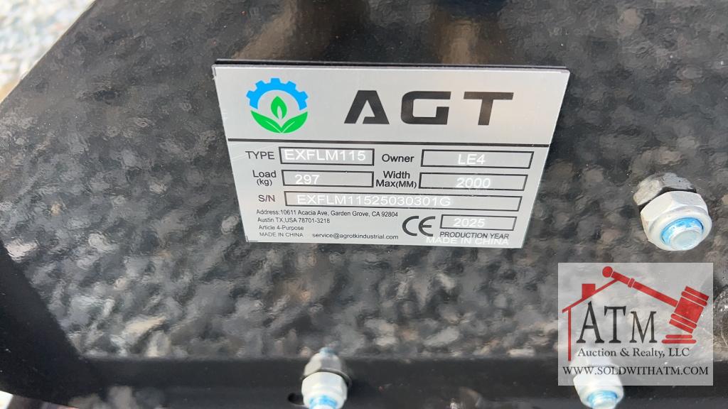 NEW AGT Excavator Flail Mower