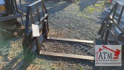NEW Mower King 48" Forks - Skidsteer Attach