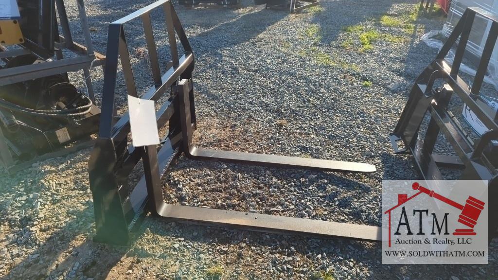 NEW Mower King 48" Forks - Skidsteer Attach