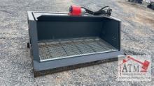 NEW Raytree 78" Vibrating Bucket -Skidsteer Attach