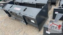 NEW JCT Pusher - Skidsteer Attachment
