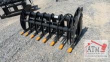 NEW Future Curved Grabber - Skidsteer Attachment