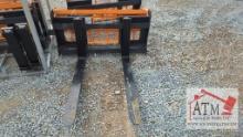 NEW Landhonor 48" Pallet Forks - Skidsteer Attach