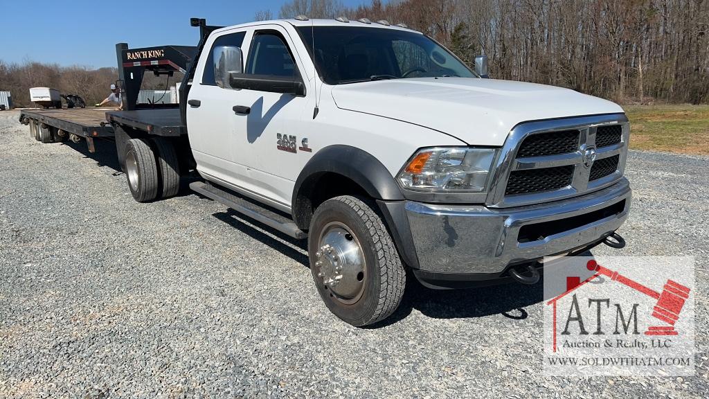 2018 Dodge Ram 4500 4X4 Flatbed