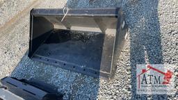 52" Blue Diamond Bucket - Mini Skidsteer Attach