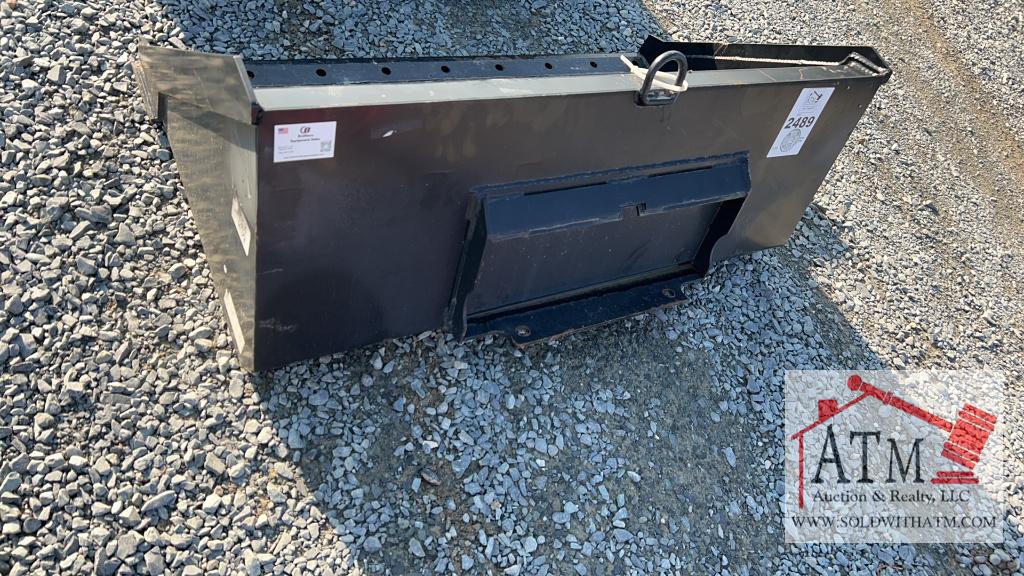 52" Blue Diamond Bucket - Mini Skidsteer Attach