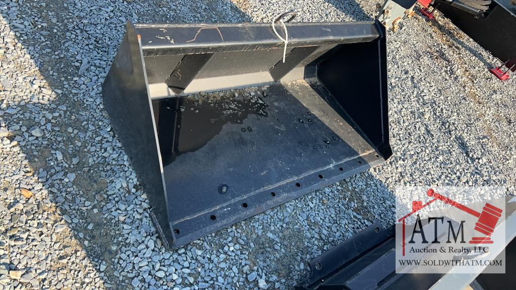52" Blue Diamond Bucket - Mini Skidsteer Attach