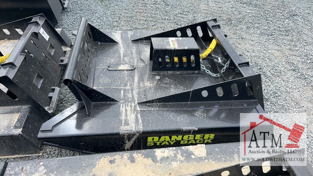 72" Heavy Duty Rotary Bush Hog Mower - Skidsteer