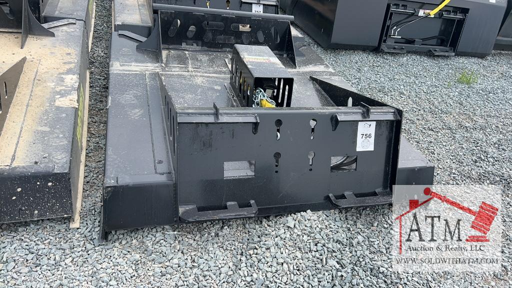 72" Heavy Duty Rotary Bush Hog Mower - Skidsteer