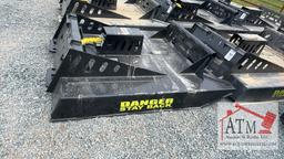 72" Heavy Duty Rotary Bush Hog Mower - Skidsteer