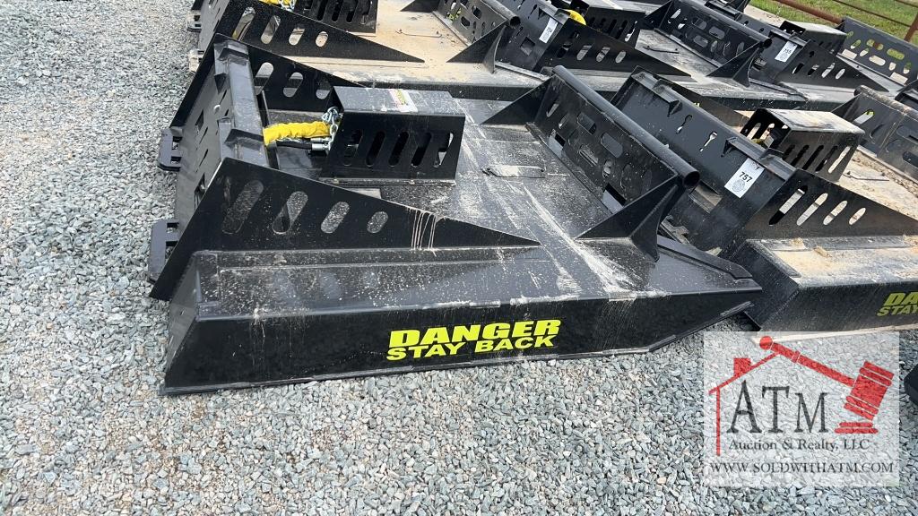 72" Heavy Duty Rotary Bush Hog Mower - Skidsteer