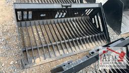 72" Heavy Duty Skeleton Bucket - Skidsteer Attach