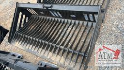 72" Heavy Duty Skeleton Bucket - Skidsteer Attach