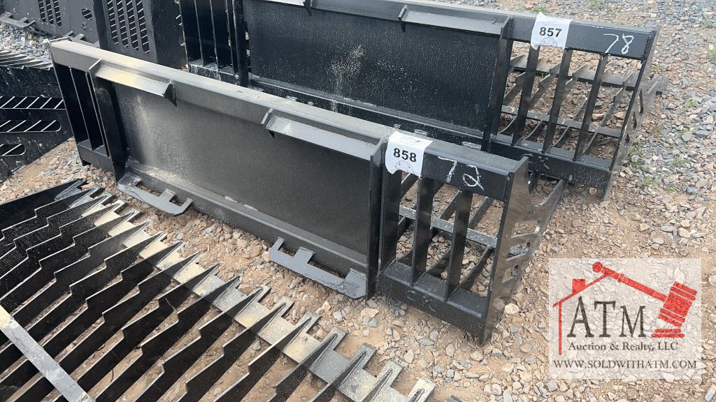 72" Skeleton Bucket - Skidsteer Attachment
